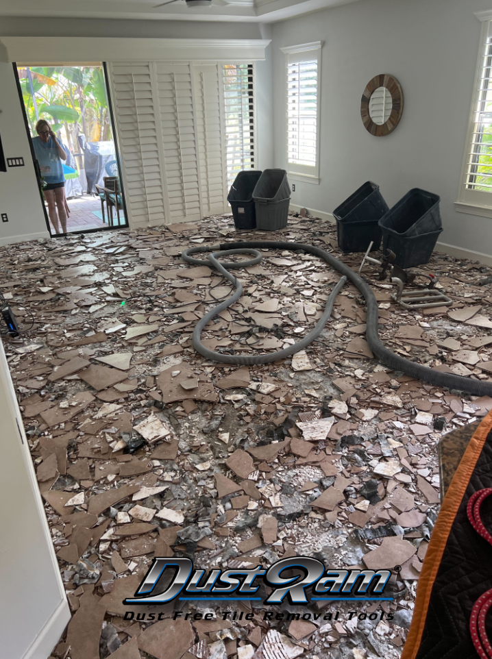 rubble tile floor